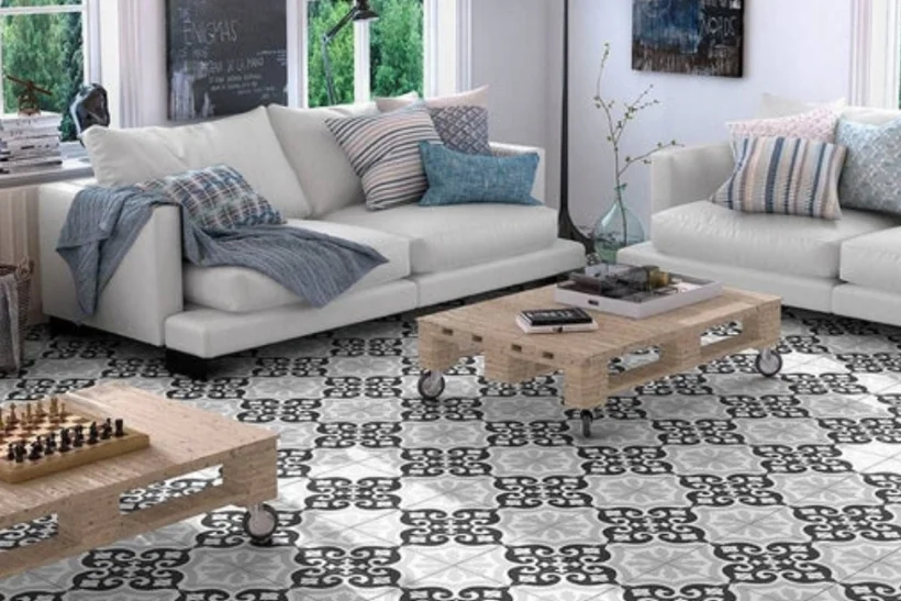 Floor tiling